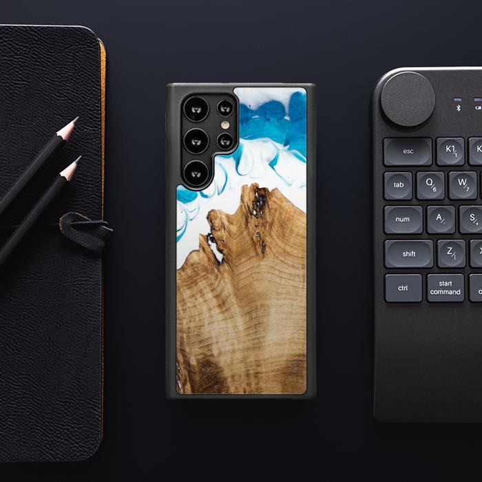 Samsung Galaxy S22 Ultra Etui na telefon z żywicy i drewna - SYNERGY#C41