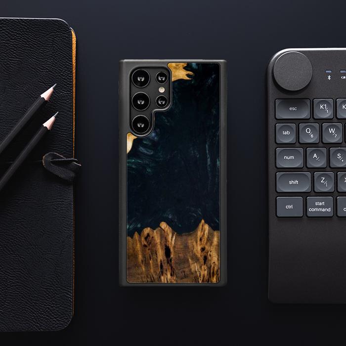 Samsung Galaxy S22 Ultra Etui na telefon z żywicy i drewna - Synergy#187