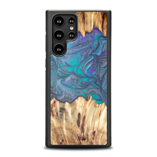 Samsung Galaxy S22 Ultra Handyhülle aus Harz und Holz - Synergy#D107