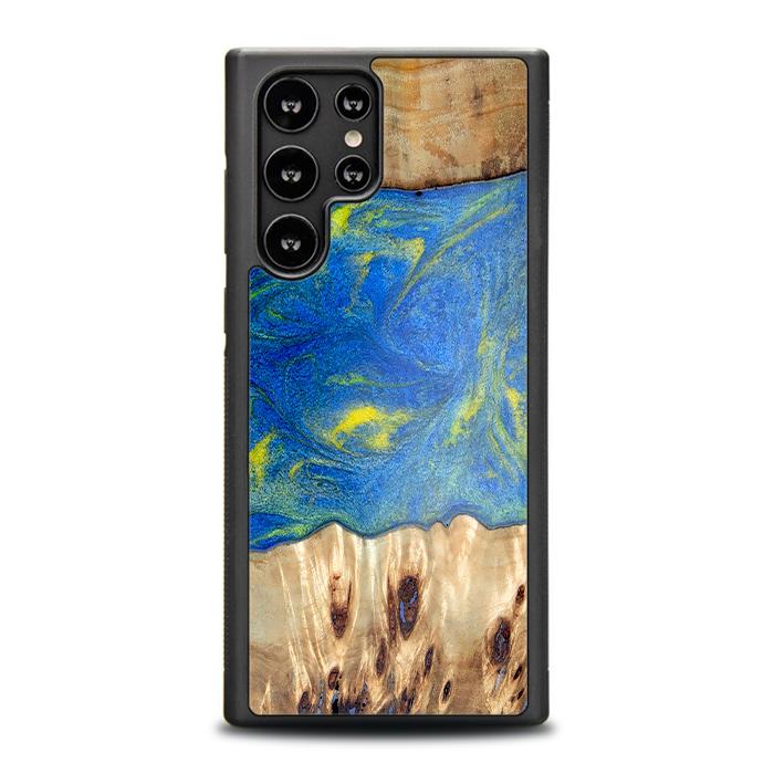 Samsung Galaxy S22 Ultra Resin & Wood Phone Case - Synergy#D128