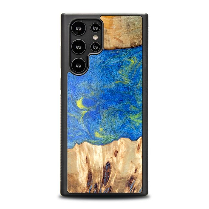 Samsung Galaxy S22 Ultra Resin & Wood Phone Case - Synergy#D131