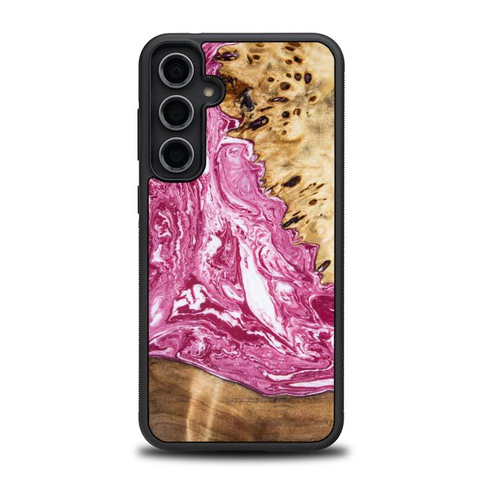 Samsung Galaxy S23 FE Handyhülle aus Harz und Holz - Synergy#129