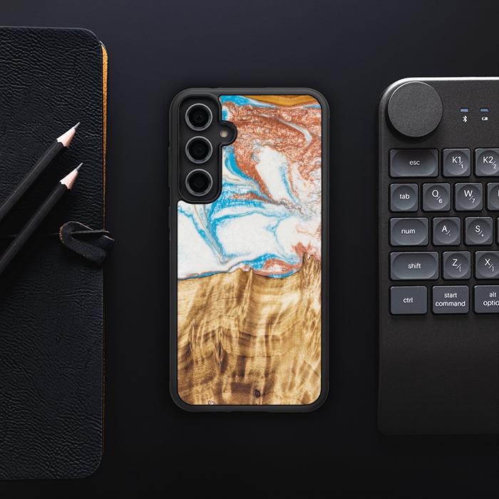 Samsung Galaxy S23 FE Resin & Wood Phone Case - Synergy#47