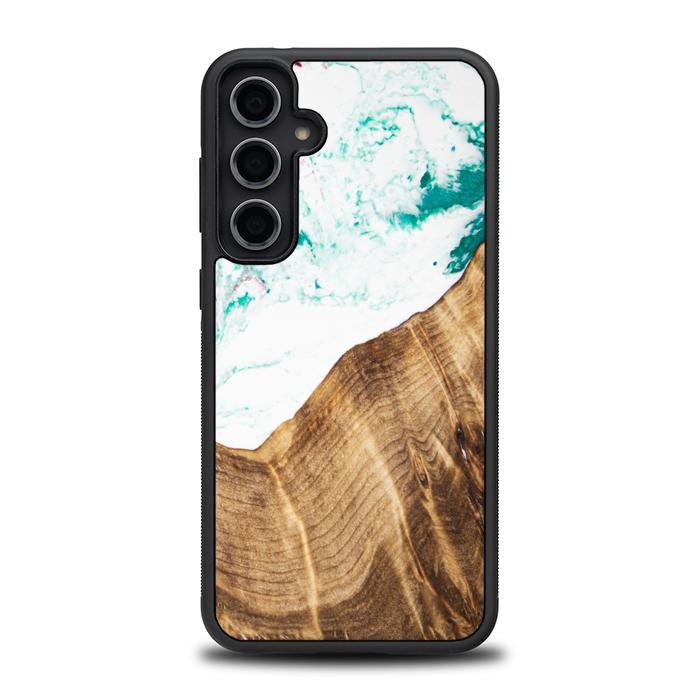 Samsung Galaxy S23 FE Handyhülle aus Harz und Holz - Synergy#C14