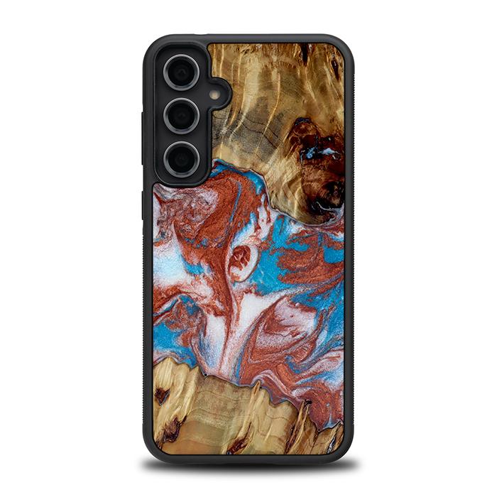 Samsung Galaxy S23 FE Handyhülle aus Harz und Holz - Synergy#D103