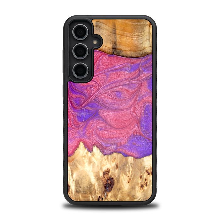 Samsung Galaxy S23 FE Handyhülle aus Harz und Holz - Synergy#D136