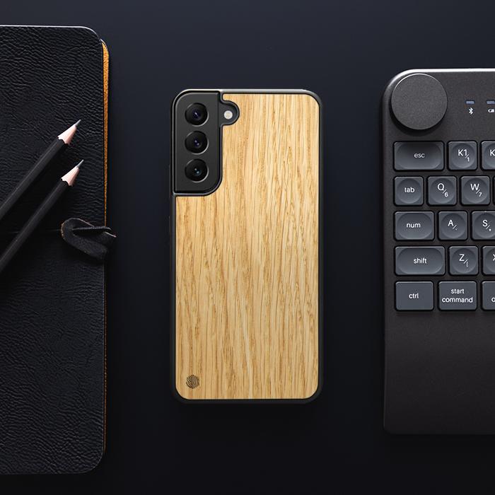Samsung Galaxy S23 Plus Handyhülle aus Holz – Eiche