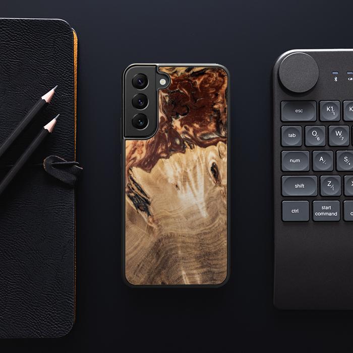 Etui na telefon Samsung Galaxy S23 Plus wykonane z żywicy i drewna - SYNERGY#A100