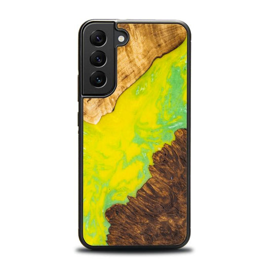 Samsung Galaxy S23 Plus Handyhülle aus Harz und Holz - SYNERGY#A12