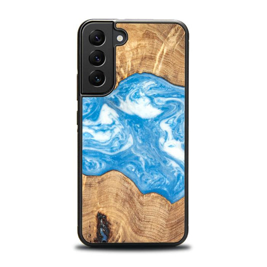 Samsung Galaxy S23 Plus Handyhülle aus Harz und Holz - SYNERGY#B03