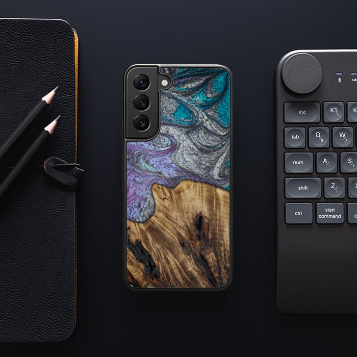 Etui na telefon Samsung Galaxy S23 Plus wykonane z żywicy i drewna - SYNERGY#C47