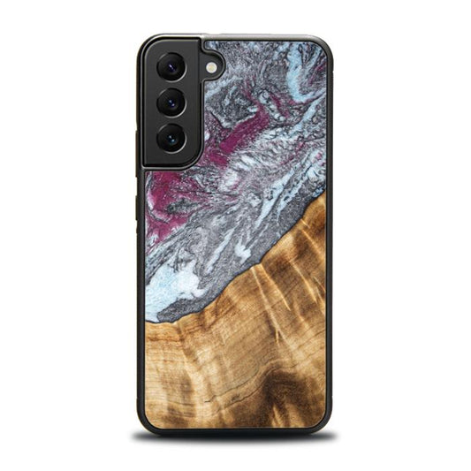 Samsung Galaxy S23 Plus Handyhülle aus Harz und Holz - Synergy#C12