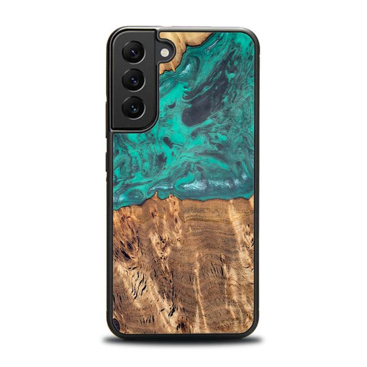 Samsung Galaxy S23 Plus Handyhülle aus Harz und Holz - Synergy#D108