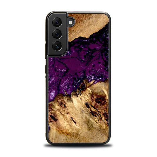Samsung Galaxy S23 Plus Handyhülle aus Harz und Holz - Synergy#D113