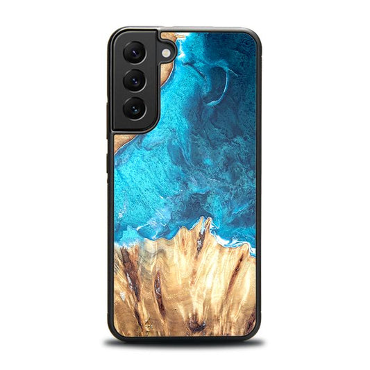 Samsung Galaxy S23 Plus Handyhülle aus Harz und Holz - Synergy#D115