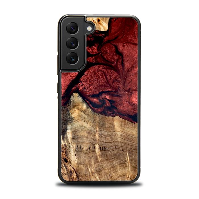 Etui na telefon Samsung Galaxy S23 Plus wykonane z żywicy i drewna - Synergy#D122
