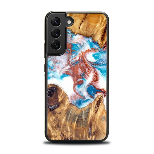 Samsung Galaxy S23 Plus Handyhülle aus Harz und Holz - Synergy#D125