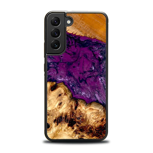 Samsung Galaxy S23 Plus Handyhülle aus Harz und Holz - Synergy#D130