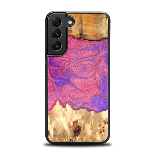 Samsung Galaxy S23 Plus Handyhülle aus Harz und Holz - Synergy#D136
