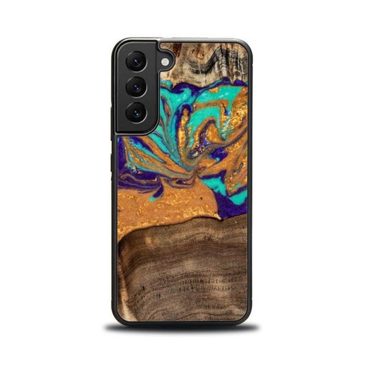 Samsung Galaxy S23 Handyhülle aus Harz und Holz - SYNERGY#A122