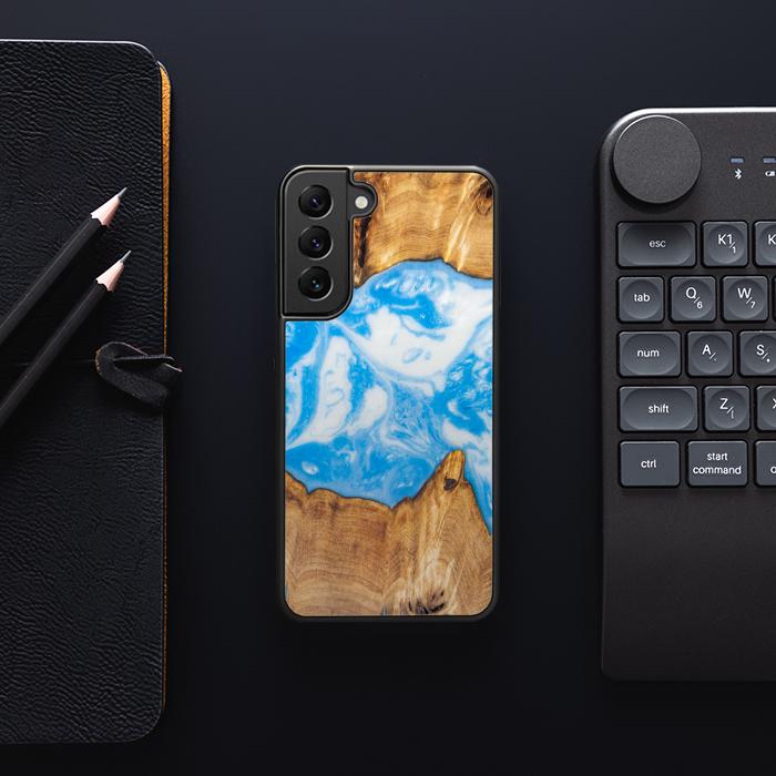Etui na telefon Samsung Galaxy S23 wykonane z żywicy i drewna - Synergy# A34