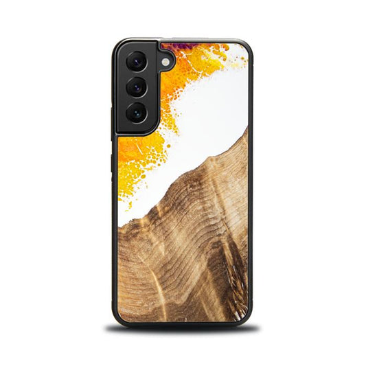 Samsung Galaxy S23 Handyhülle aus Harz und Holz - Synergy#C28