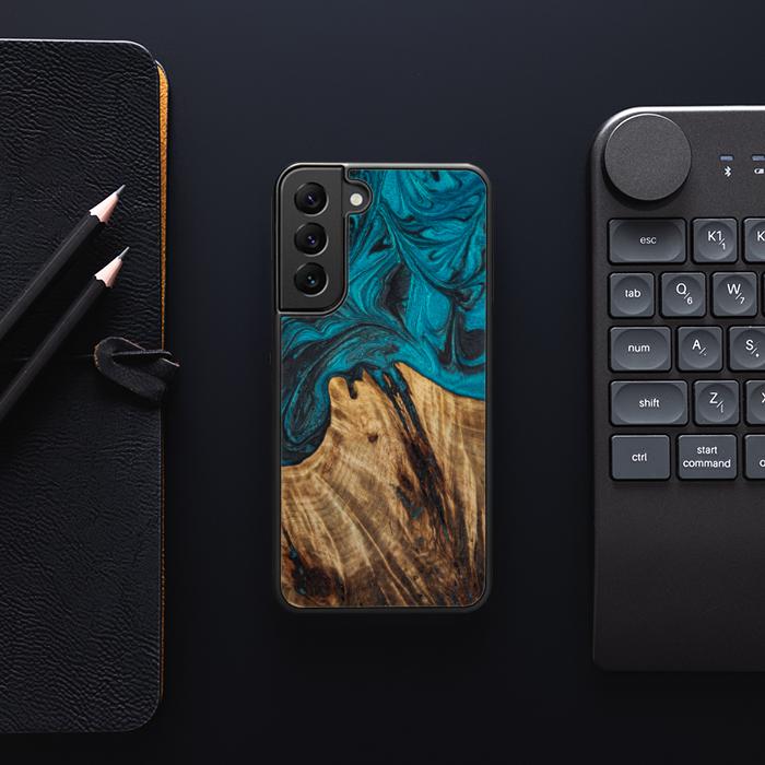 Etui na telefon Samsung Galaxy S23 wykonane z żywicy i drewna - Synergy#C29