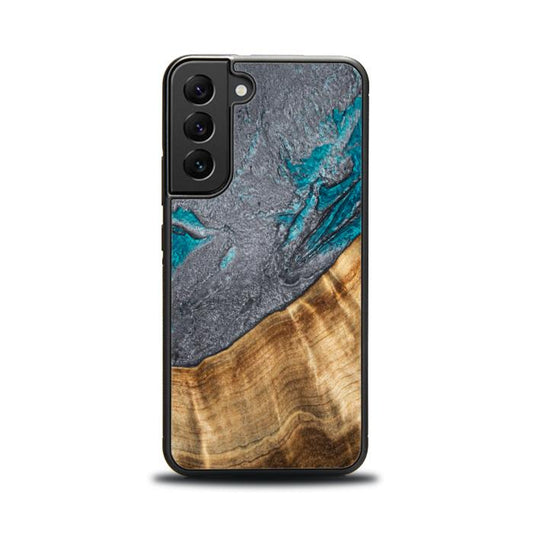 Samsung Galaxy S23 Handyhülle aus Harz und Holz - Synergy#C45