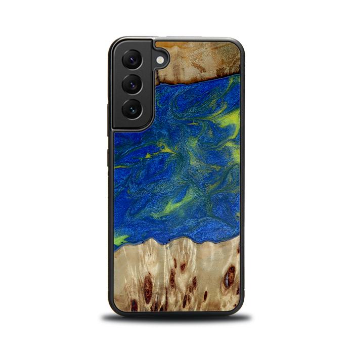Etui na telefon Samsung Galaxy S23 wykonane z żywicy i drewna - Synergy#D102