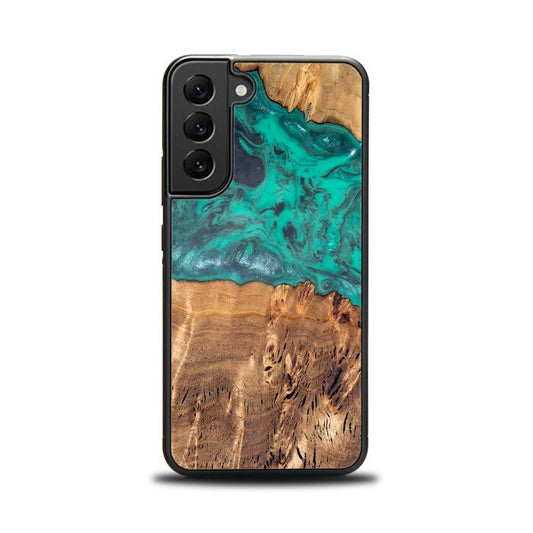 Samsung Galaxy S23 Handyhülle aus Harz und Holz - Synergy#D111