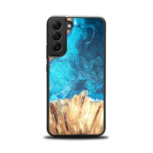 Samsung Galaxy S23 Handyhülle aus Harz und Holz - Synergy#D115