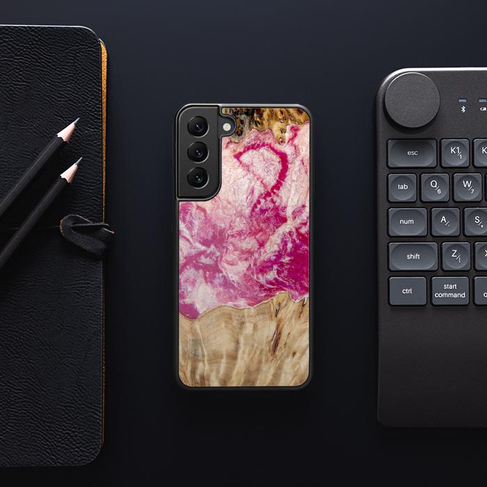 Samsung Galaxy S23 Handyhülle aus Kunstharz und Holz - Synergy#D123