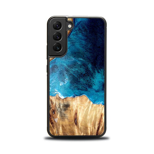 Samsung Galaxy S23 Handyhülle aus Harz und Holz - Synergy#D127