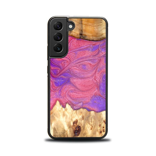 Samsung Galaxy S23 Handyhülle aus Harz und Holz - Synergy#D136