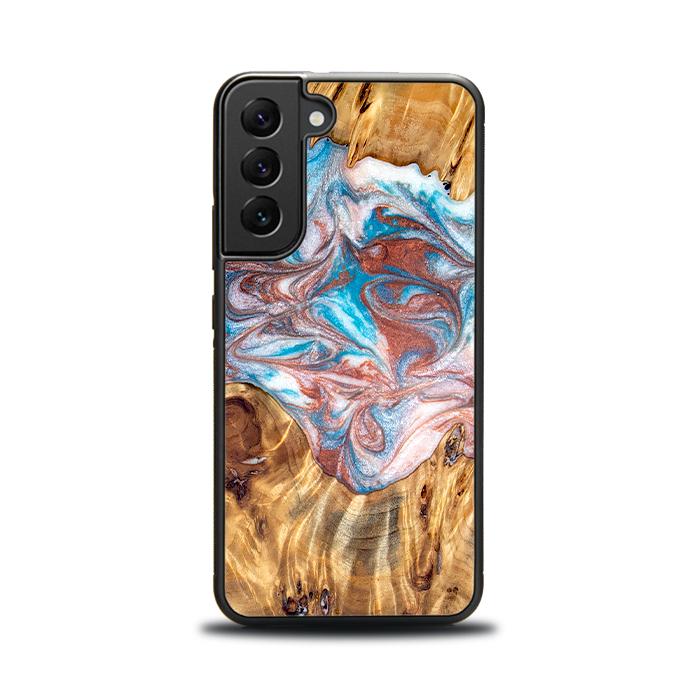 Samsung Galaxy S23 Handyhülle aus Harz und Holz - Synergy#D138