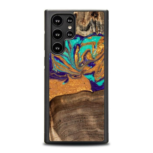Samsung Galaxy S23 Ultra Handyhülle aus Harz und Holz - SYNERGY#A122