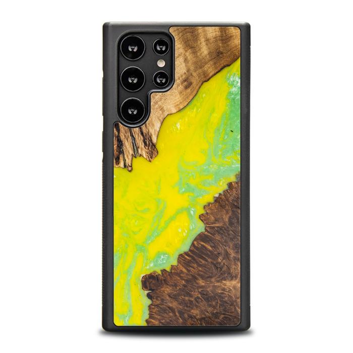 Samsung Galaxy S23 Ultra Handyhülle aus Harz und Holz - SYNERGY#A16
