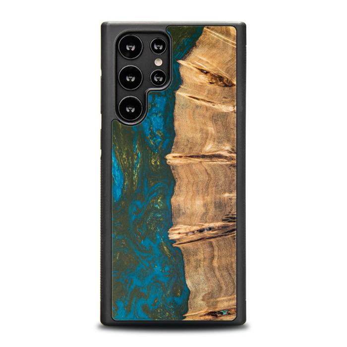 Etui na telefon Samsung Galaxy S23 Ultra z żywicy i drewna - SYNERGY#A73