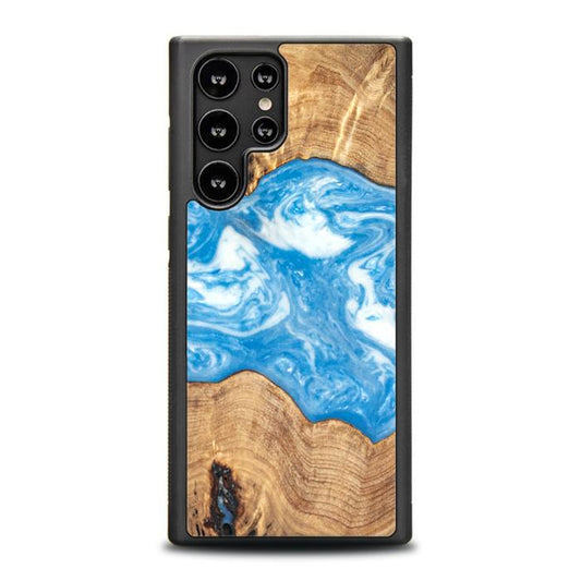 Samsung Galaxy S23 Ultra Handyhülle aus Harz und Holz - SYNERGY#B03