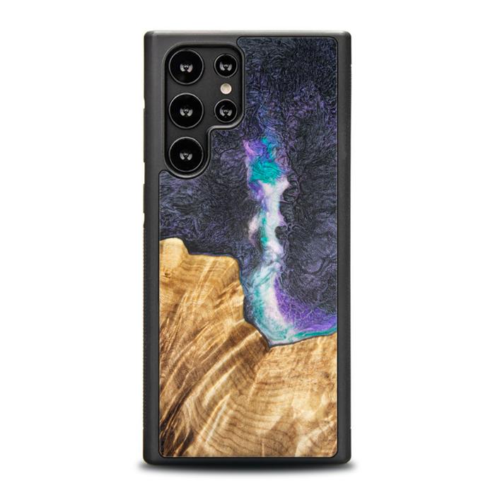 Etui na telefon Samsung Galaxy S23 Ultra z żywicy i drewna - SYNERGY#C7