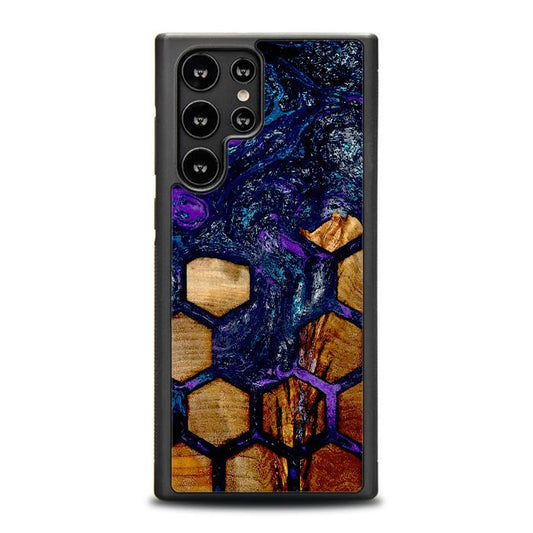 Samsung Galaxy S23 Ultra Handyhülle aus Harz und Holz - Synergy#D105