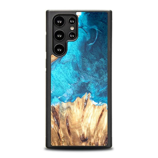 Samsung Galaxy S23 Ultra Handyhülle aus Harz und Holz - Synergy#D115