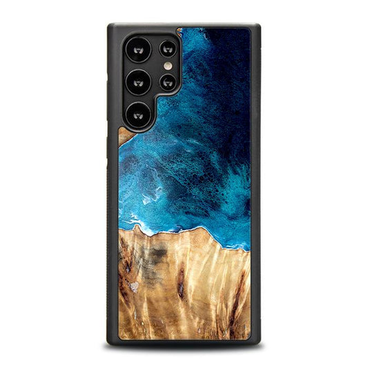 Samsung Galaxy S23 Ultra Handyhülle aus Harz und Holz - Synergy#D127