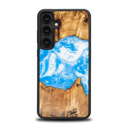 Samsung Galaxy S24 Plus Handyhülle aus Harz und Holz - Synergy#A34