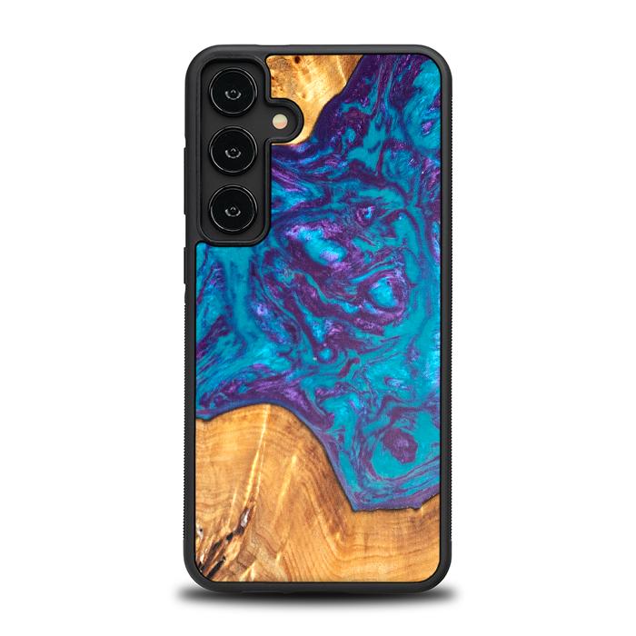 Samsung Galaxy S24 Plus Handyhülle aus Harz und Holz - Synergy#B28