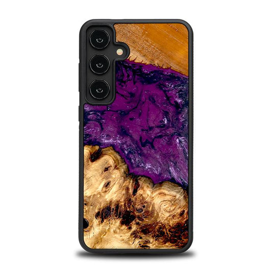 Samsung Galaxy S24 Plus Handyhülle aus Harz und Holz - Synergy#D130