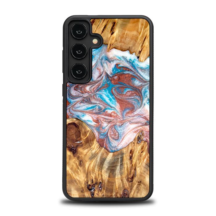 Samsung Galaxy S24 Plus Handyhülle aus Harz und Holz - Synergy#D138