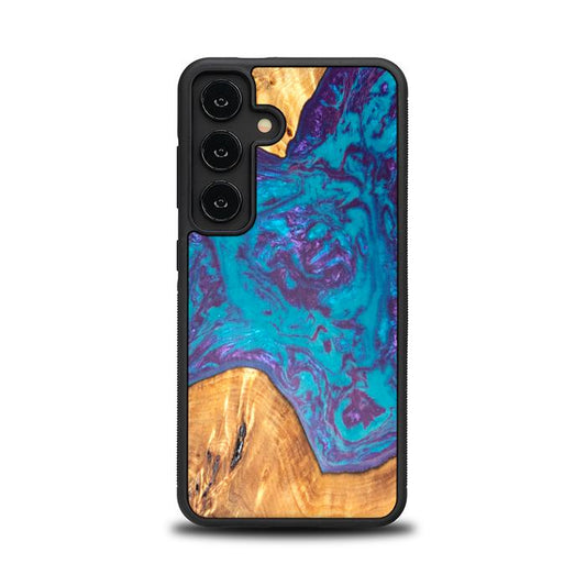 Samsung Galaxy S24 Handyhülle aus Harz und Holz - Synergy#B25