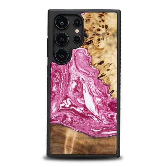 Samsung Galaxy S24 Ultra Handyhülle aus Harz und Holz - Synergy#129