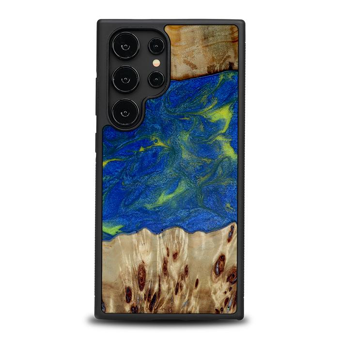 Samsung Galaxy Etui na telefon S24 Ultra z żywicy i drewna — Synergy#D102